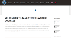 Desktop Screenshot of fanoe-golfklub.dk